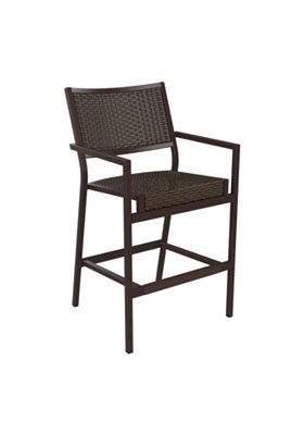 Tropitone 591526WS Cabana Club Woven Bar Stool