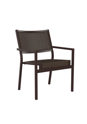 Tropitone Furniture 591537WS Cabana Club Woven Dining Chair
