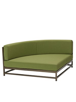 Tropitone Furniture 591050 Cabana Club Cushion Party Lounger Quarter Section w/ Backrest