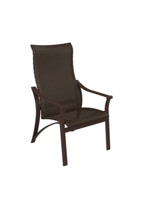 Tropitone Furniture 161501WS Corsica Woven High Back Dining Chair