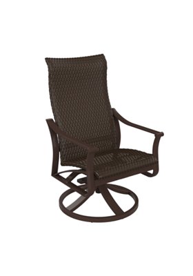 Tropitone Furniture 161570WS Corsica Woven High Back Swivel Rocker