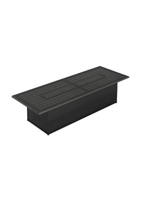 Tropitone Furniture 632175FPL-18 Crestwood 75" x 27" Rectangular, 18" HT, Match Lit Fire Pit Tropitone Furniture 632175FPL-18 Crestwood 75" x 27" Rectangular, 18" HT, Match Lit Fire Pit