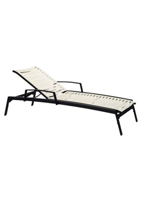 Tropitone 471433RB Elance EZ SPAN Ribbon Segment Chaise Lounge