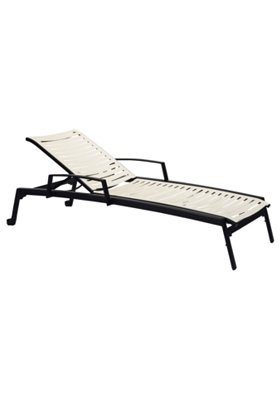 Tropitone 471433WRB Elance EZ SPAN Ribbon Segment Chaise Lounge