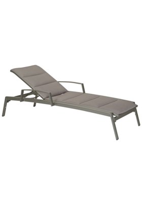 Tropitone Furniture 461433PS Elance Padded Chaise Lounge with Arms Tropitone Furniture 461433PS Elance Padded Chaise Lounge with Arms