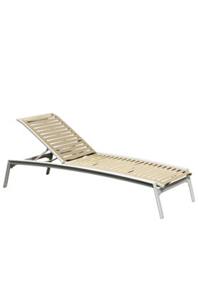 Tropitone Furniture 471132RB Elance EZ SPAN Ribbon Segment Chaise Lounge Armless