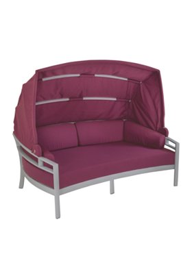 Tropitone Furniture 901650SD KOR Cushion Lounge with Shade