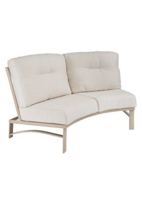 Tropitone Furniture 391810CC2 Kenzo Armless Crescent Love Seat