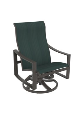 Tropitone Furniture 381525NT Kenzo Sling Swivel Action Lounger