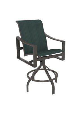 Tropitone Furniture 381527-28 Kenzo Sling Swivel Bar Stool Tropitone Furniture 381527-28 Kenzo Sling Swivel Bar Stool