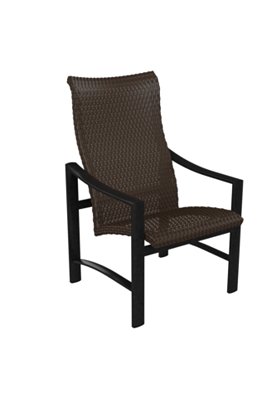 Tropitone Furniture 381501WS Kenzo Woven High Back Dining Chair Tropitone Furniture 381501WS Kenzo Woven High Back Dining Chair