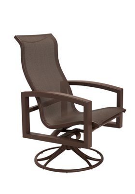 Tropitone 740570 Lakeside Sling Swivel Rocker with high back