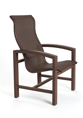 Tropitone Furniture 740501 Lakeside Sling High Back Dining Chair