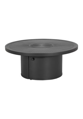 Tropitone Furniture 262042FPL-18 Linea 42″ Round 18″ Height, Match Lit Fire Pit
