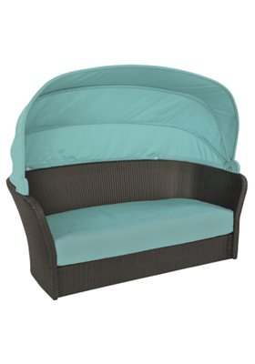 Tropitone Furniture 361650SD Evo Woven Lounger with Shade Tropitone Furniture 361650SD Evo Woven Lounger with Shade