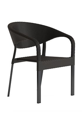 Tropitone Furniture 10A2324WS Montara Woven Stacking Dining Chair Tropitone Furniture 10A2324WS Montara Woven Stacking Dining Chair