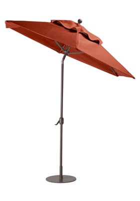 Tropitone Furniture QO009TKD Portofino II, Octagon 9′ Auto-Tilt, Crank Lift Umbrella