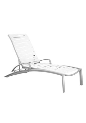 Tropitone Furniture 231433WV South Beach EZ SPAN™ Wave Segment Chaise Lounge
