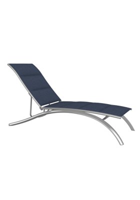 Tropitone Furniture 241432PS South Beach Elite Padded Chaise Lounge