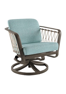 Tropitone Furniture 292025NT Trelon Rope Swivel Action Lounger