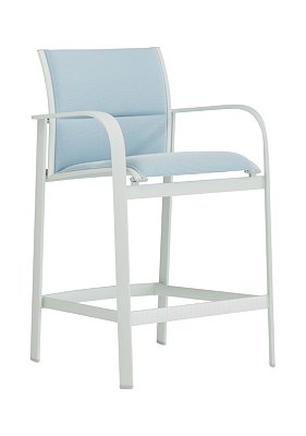 Tropitone Furniture 352426PS-28 Twist Padded Sling Stationary Bar Stool