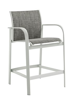 Tropitone Furniture 352426-28 Twist Sling Stationary Bar Stool