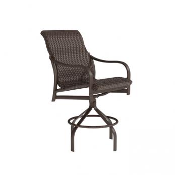 Tropitone Furniture 682327WS-28 Andover Woven Bucket Bar Stool