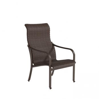 Tropitone Furniture 682301WS Andover Woven Bucket High Back Dining Chair Tropitone Furniture 682301WS Andover Woven Bucket High Back Dining Chair