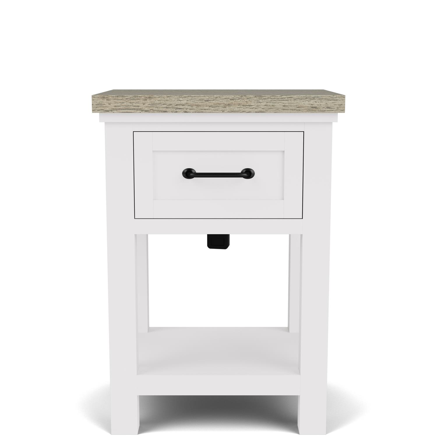 Riverside Furniture 37298 Cora One Drawer Nightstand