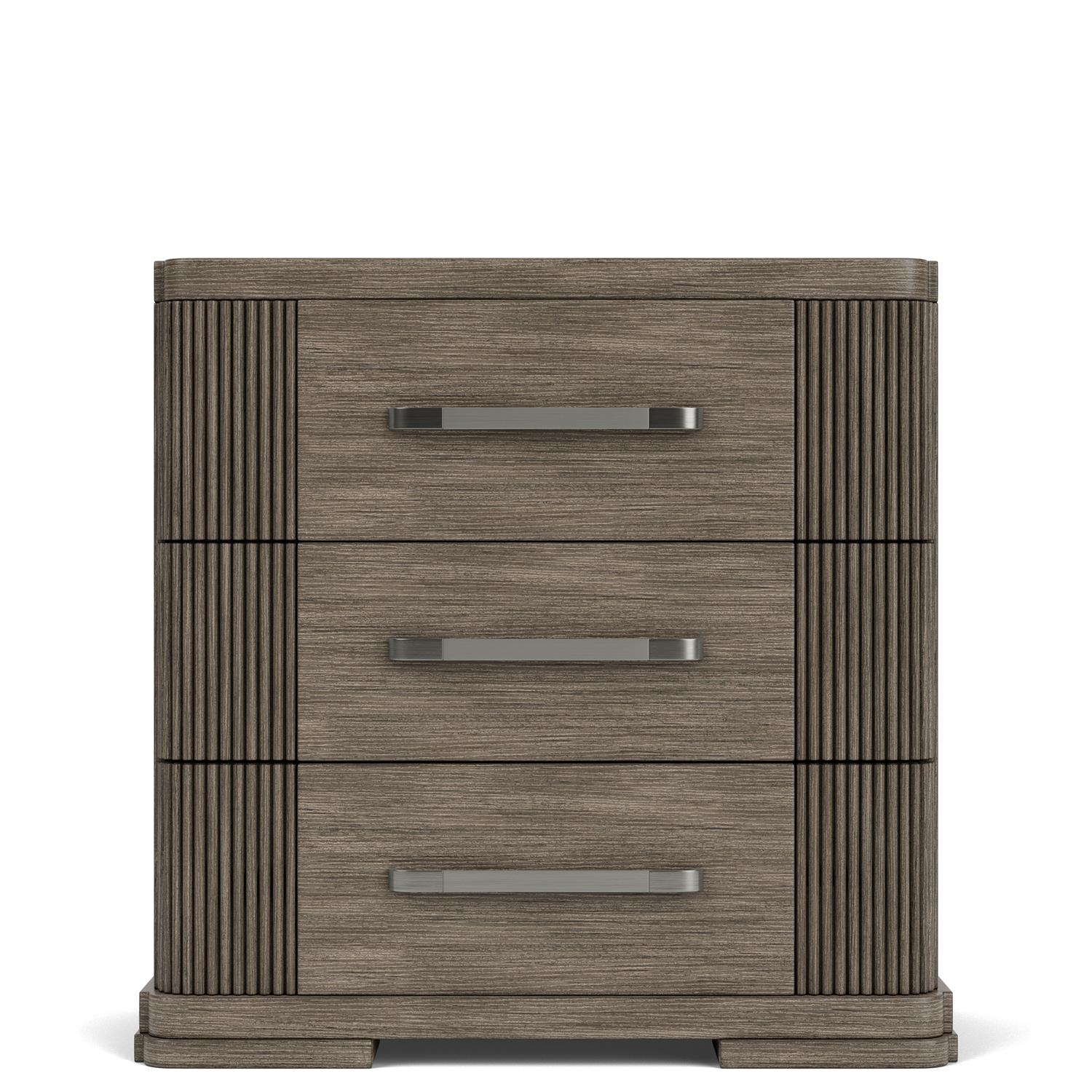 Riverside Furniture 87169 Sariel Three Drawer Nightstand