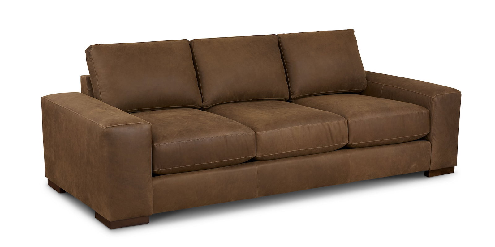 Bassett Furniture 2615-72L Southpark Leather Sofa