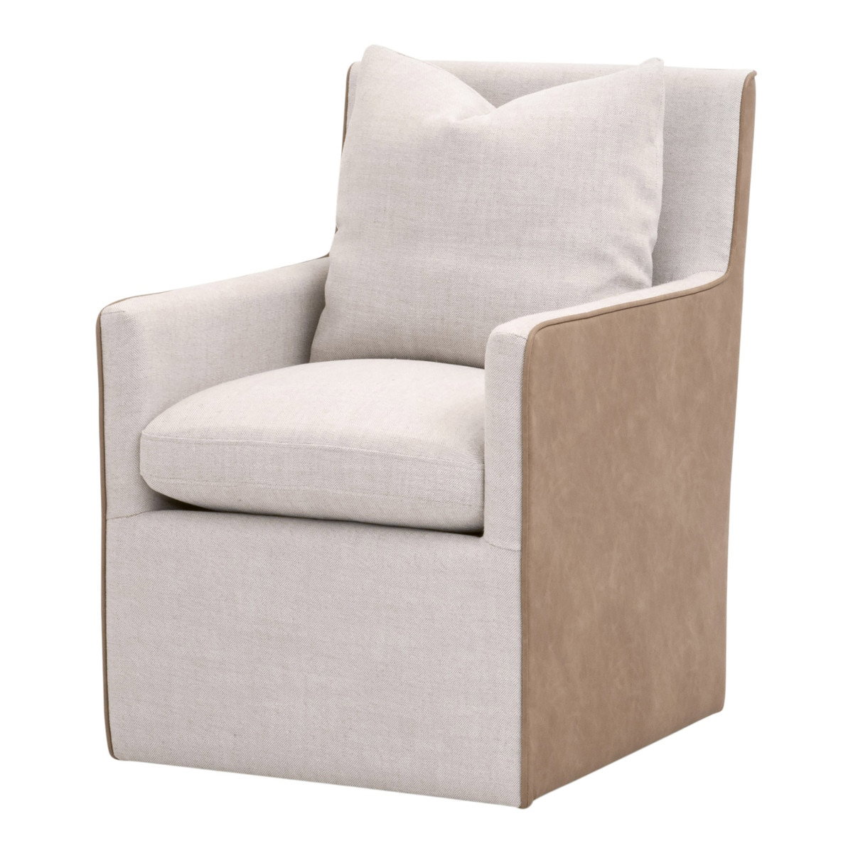 Essentials For Living 6492UP.BIS/IVT Harmony Arm Chair With Casters