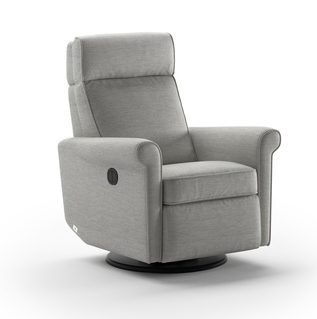 Luonto Furniture ROLL-AR-PWR Rolled Recliner Power