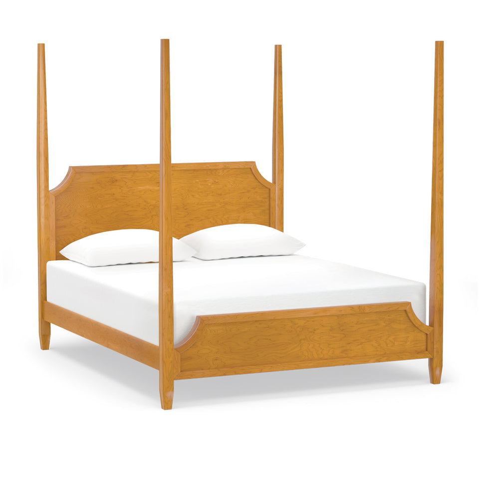 Simply Amish SBHAE-07B3 Harper Four-Post Bed Queen