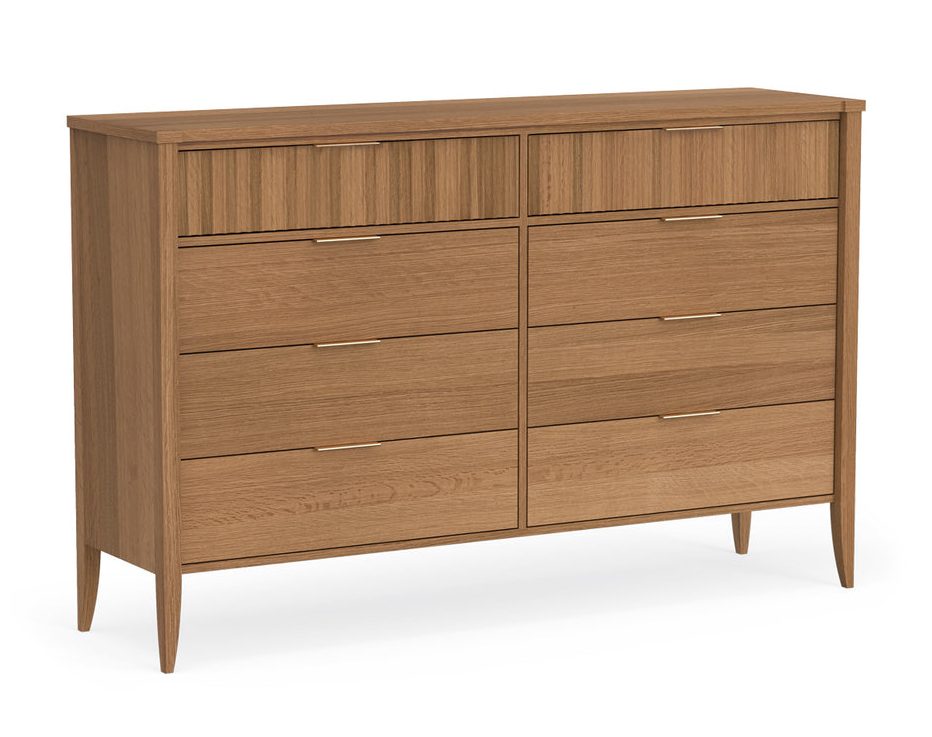 Simply Amish SSABG-08H3 Abigail 8-Drawer Dresser