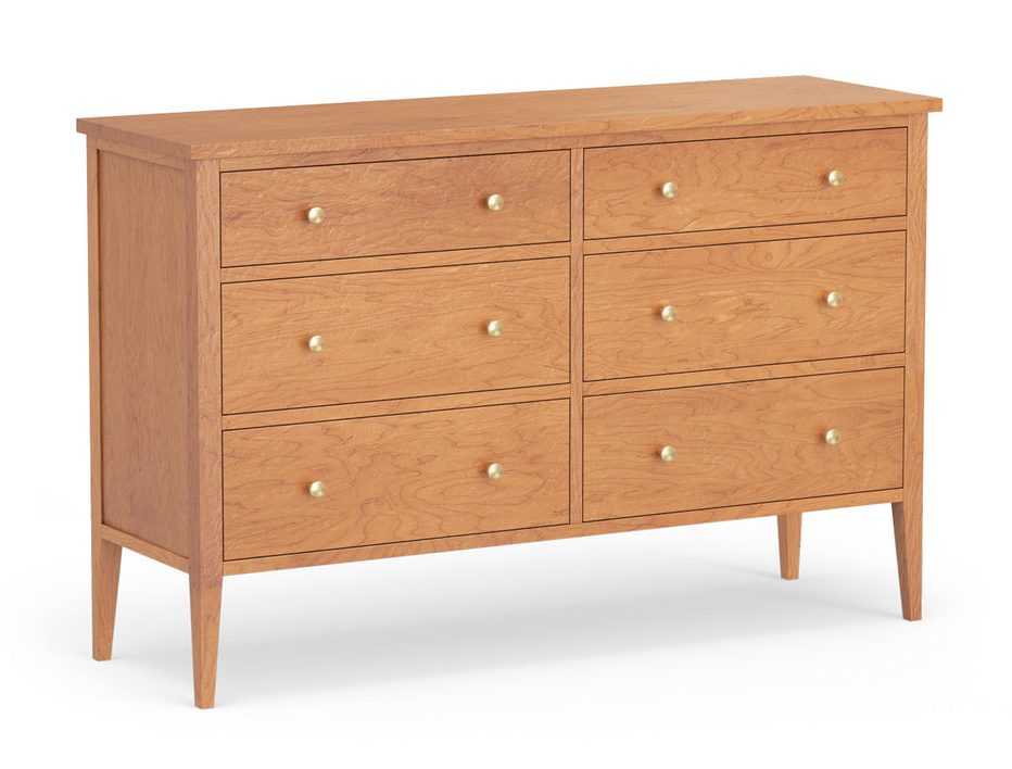 Simply Amish SSHAE-08F3 Harper 6-Drawer Chest