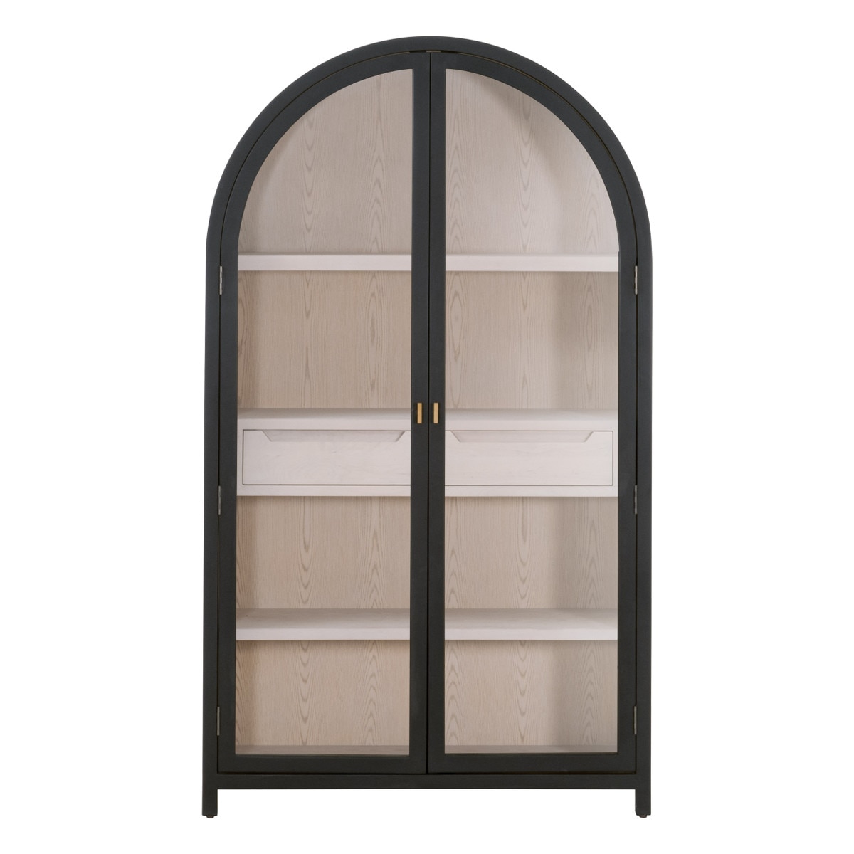 Essentials For Living 8110.BLK-BIR/NO Toulouse Display Cabinet