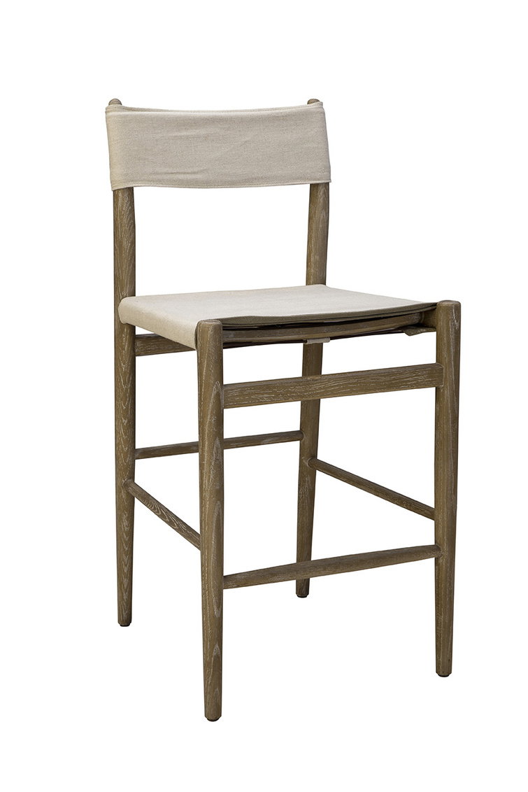 Furniture Classics 20-565 Linen Prescott Counter Stool Furniture Classics 20-565 Linen Prescott Counter Stool