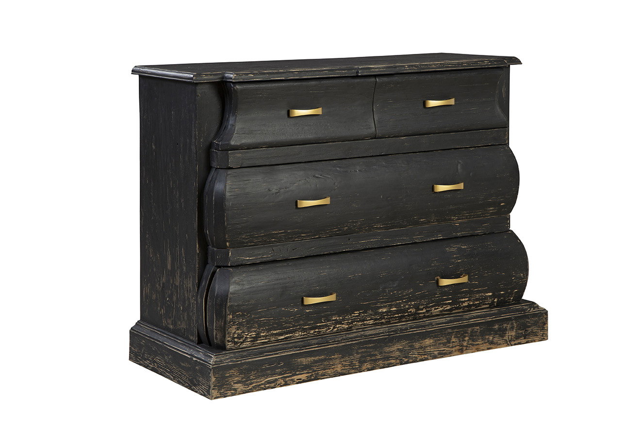 Furniture Classics 20-574 Black Fiona Chest
