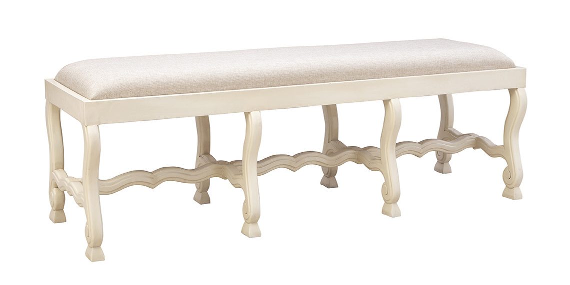 Furniture Classics 61055LT Cream Romeo Bench