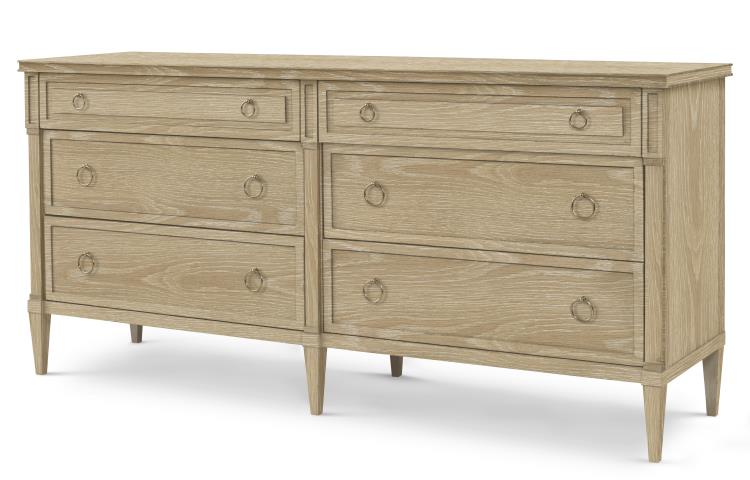 Century Furniture 89A-206-V1 Maison 47 Double Dresser Blonde Cerused