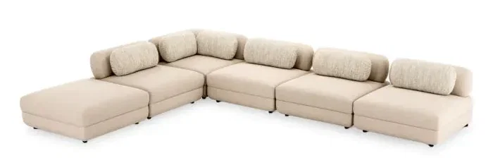 Eichholtz A118867 Modular Sofa Paulo Ottoman