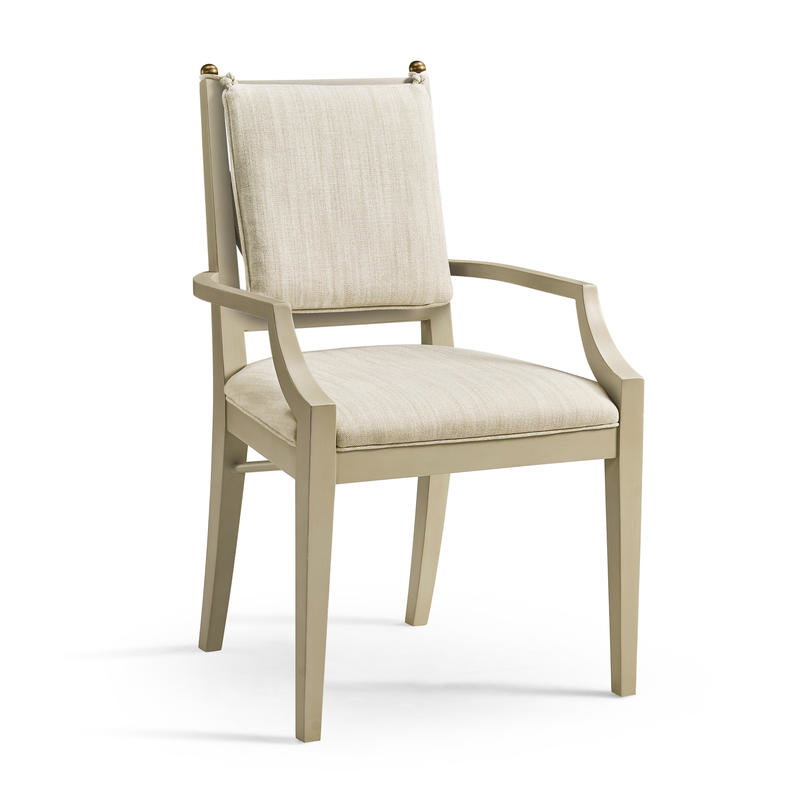 Jonathan Charles 496210-PEW-AC Orion Arm Chair
