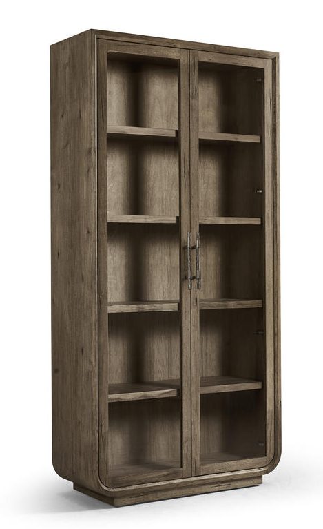 Jonathan Charles 491276-TDA Stone Ridge Gallery Cabinet Dark