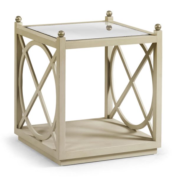 Jonathan Charles 496211-PEW Orion End Table