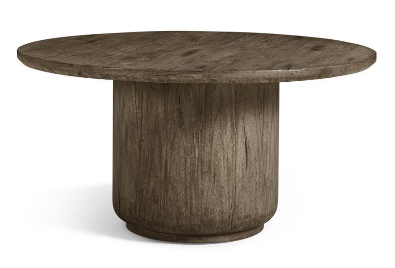 Jonathan Charles 491275-TDA-60D 60" Stone Ridge Round Dining Table Dark
