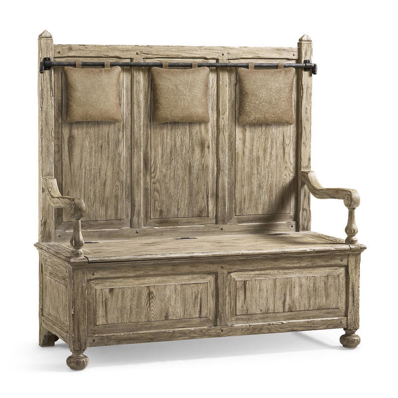 Jonathan Charles 491253-TGO Sagehill Hall Bench