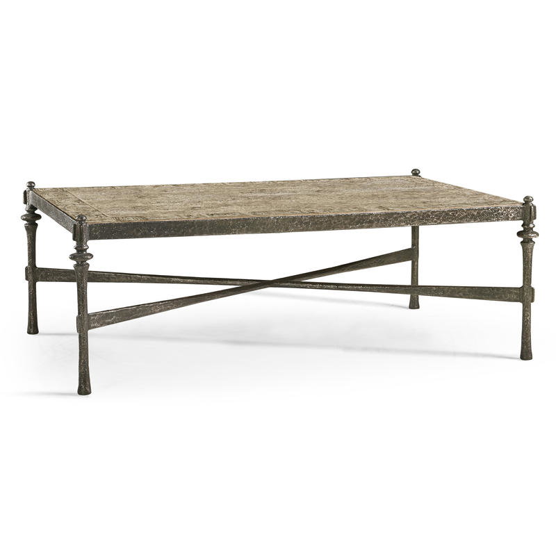 Jonathan Charles 491248-OWH Terravita Cocktail Table