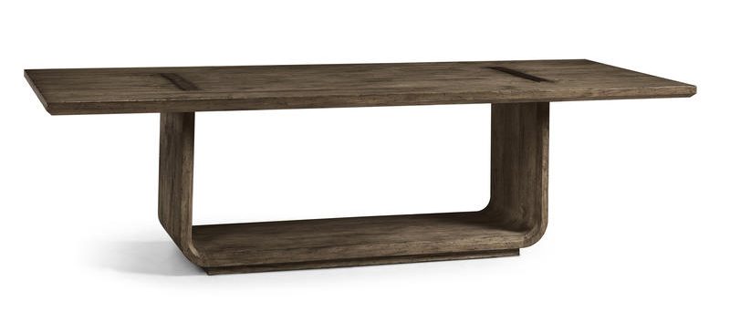 Jonathan Charles 491272-TDA-108L 108″ Stone Ridge Rectangular Table Dark