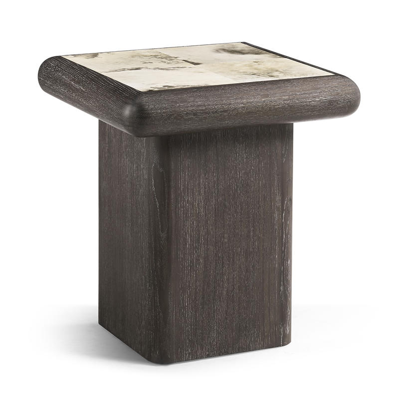 Jonathan Charles 500559-BWP Truett Square Side Table
